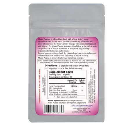 Lewtress Muira Puama (Potency Wood) 9600mg - Image 2
